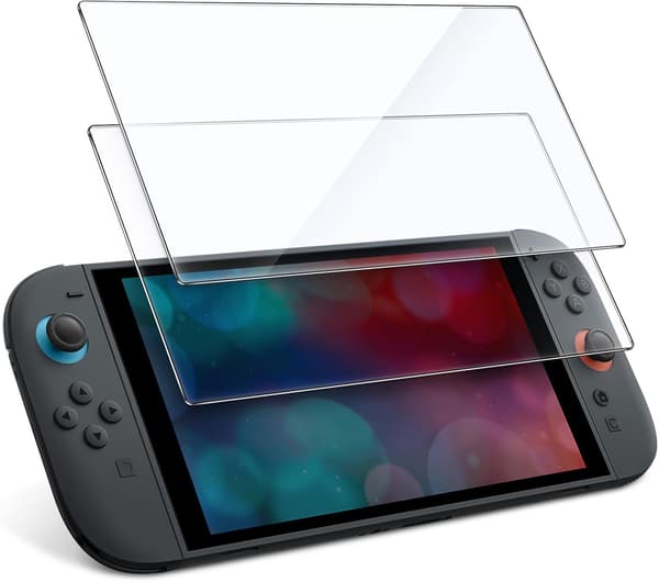 2 st Härdat glas skyddsfilm för Nintendo Switch 2
