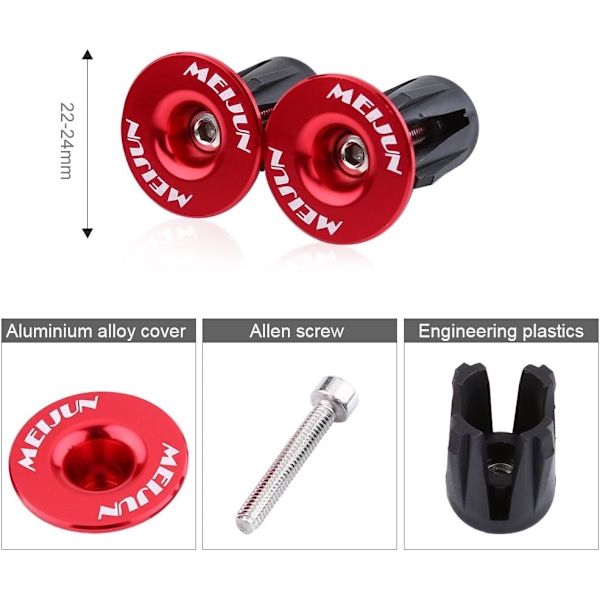 Cykelstyrgreb Endeplugs (2 stk)