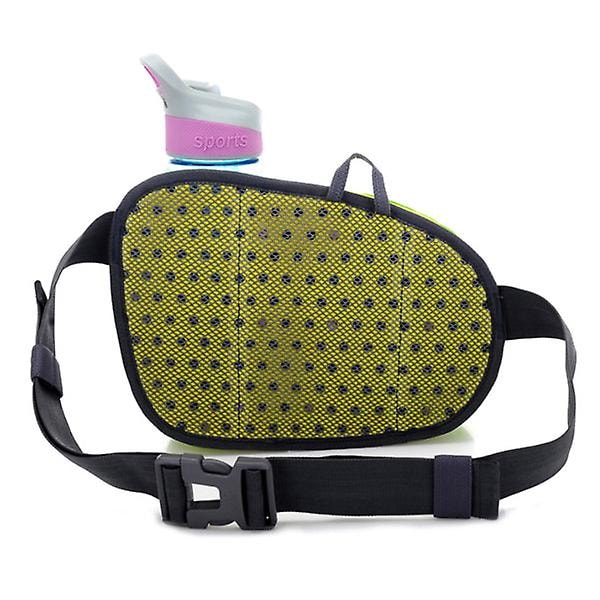 Midjevesker med flaskeholder Sports Fanny Pack for Camping/Fotturer/Fiske Midjevesker Rose red