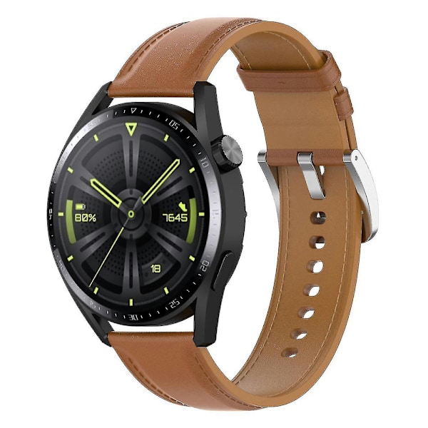 Rannekkeet Samsung Galaxy Watch3 45mm/Huawei Watch GT 3/Honor Watch GS3/Garmin/Xiaomi Mi Watch Light brown Style D