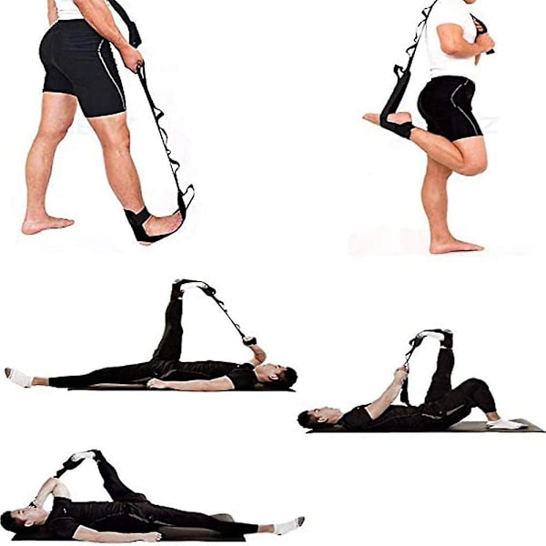 Sports Fodstrækning Strop Ligament Strækning Bælte Fod Drop Strop Med Loop Sports Ligament Strækning Træning Bælte Strop Yoga Ligament Strækning
