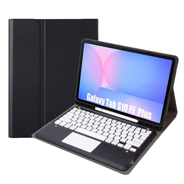 Touch Keyboard cover til Samsung Galaxy Tab 10 FE Plus 13.1 X620/X620B, sort hvid