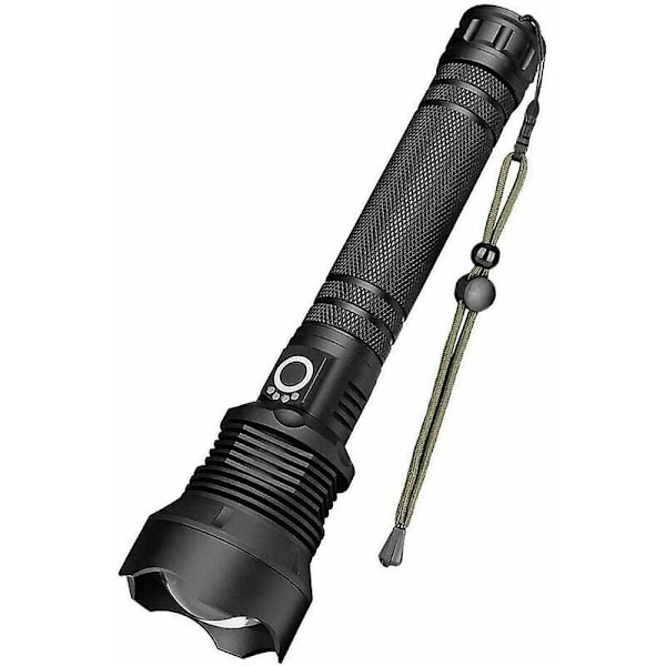 2024 Led Torch, 90000 Lumens Xhp70 Super Powerful Adjustable Zoomable Waterproof Torch, Usb Rechargeable Torch