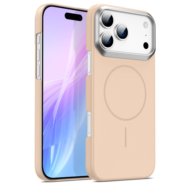 deksel for iPhone 17 Pro Max, fallsikkert, ørkengull