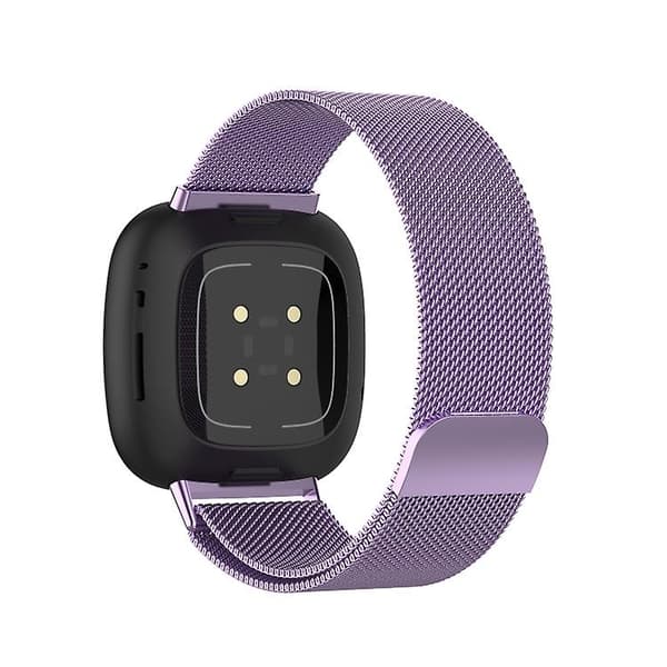För Fitbit Versa 3 / Fitbit Magnetic Milano Watch Band Light Purple