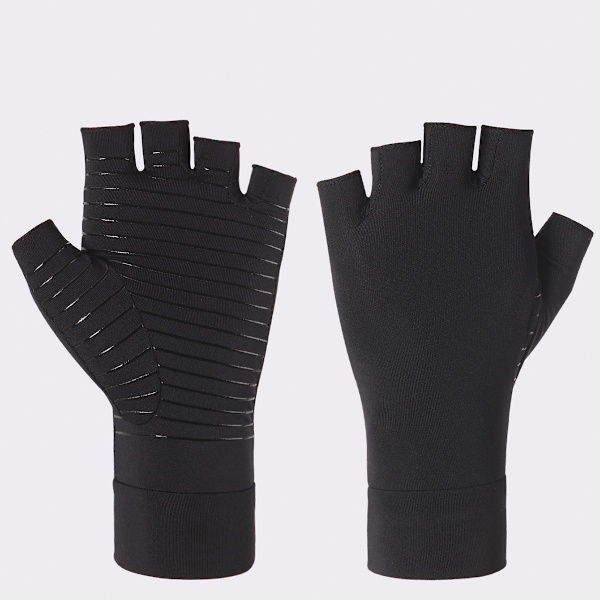 Fiber Halvfingerhandskar, Tryckrehabiliteringshandskar M