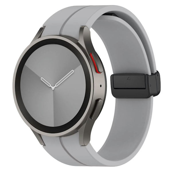 20mm No Gap Wrist Silicone Sport Band til Samusng Galaxy Watch 6 5 4 40mm 44mm/ Watch 5 Pro 45mm/ Galaxy 6 Classic 43mm 47mm/ Galaxy 4 Classic 42mm