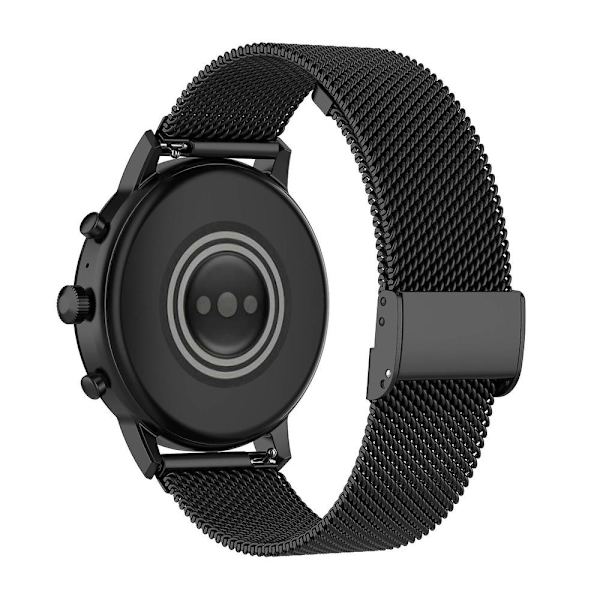 Metallista valmistettu verkkoremmi Huawei Watch Gt 3 42mm -älykelloon Black