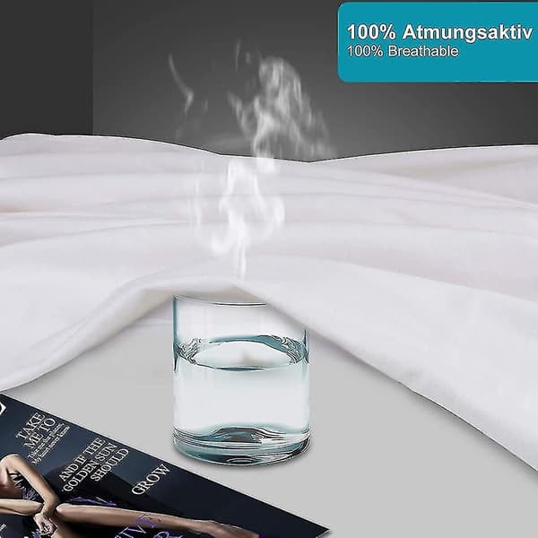 Madrasskydd 200x220 Cm Molton 100% Bomull. Andningsbart. Bekvämt