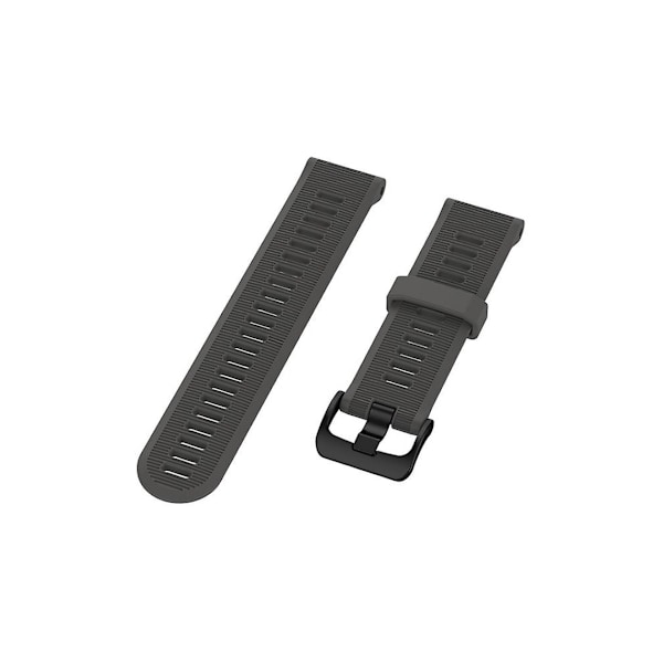 Rem for Garmin Forerunner 945 Grå Silikonklokke Rem