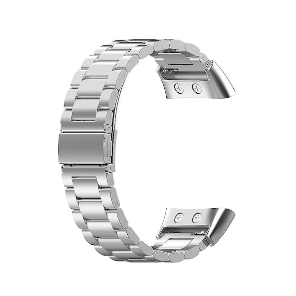 Armbåndsrem i rustfrit stål til Garmin Forerunner 45 45s Swim 2 Silver