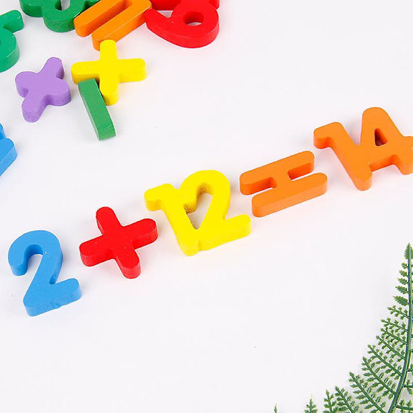 Träpusselbräde Leksak Alfabetet Nummer Färgglad 3d Tidig Pedagogisk Leksak