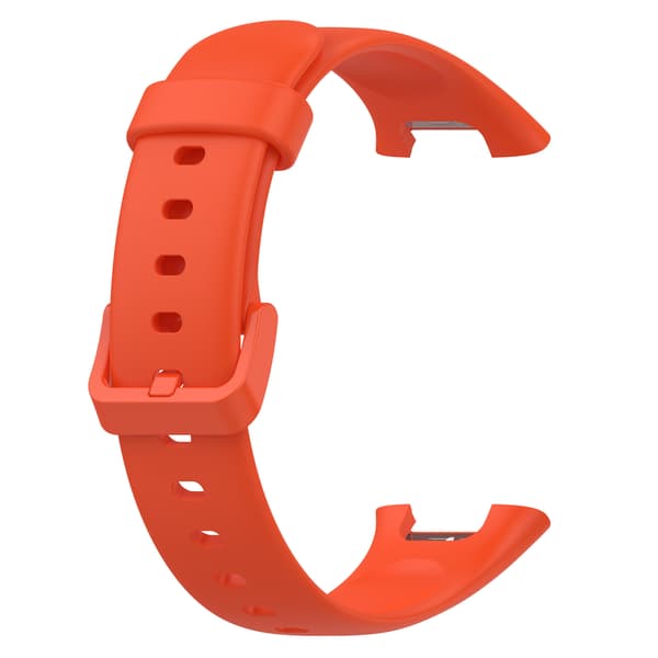Rem for Xiaomi Band 7 Pro, ensfarget silikonrem (oransje)