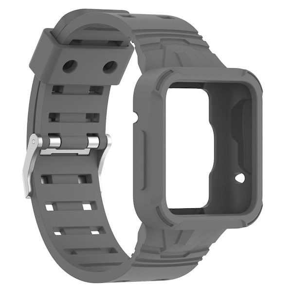 Universell klockarmband i silikon till Xiaomi Redmi Watch 2 Lite/Mi Watch Lite2/Lite1 Dark grey