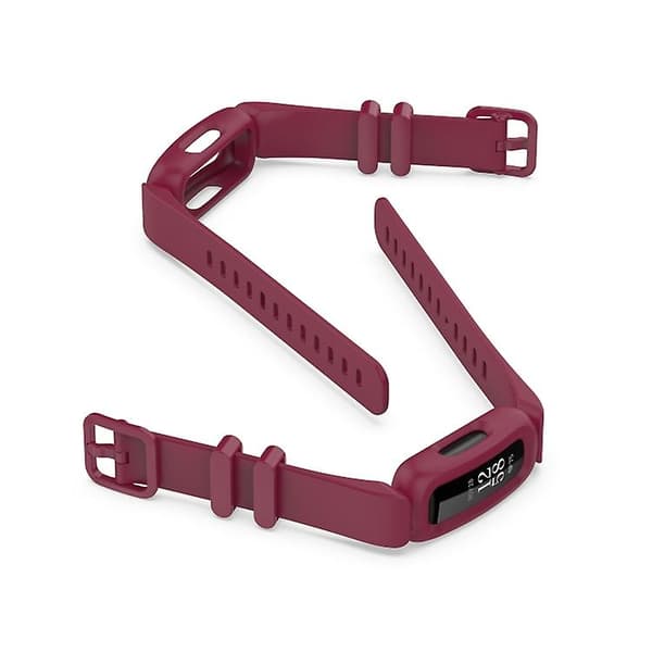 For Fitbit Inspire 2 silikonklokkerem Wine Red