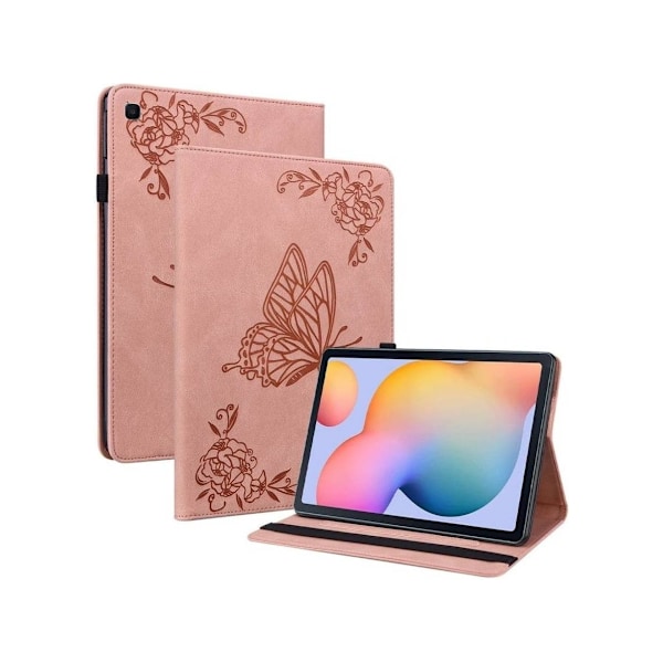 Samsung Galaxy Tab S6 Lite 10.4 2020 Sm P610/p615 Rosa Fjäril Tablet Skydd