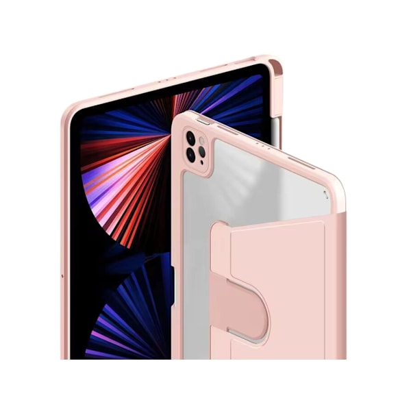 Crystal Folio Case 360º Rotation til Redmi Pad Se 11 2023 Pink