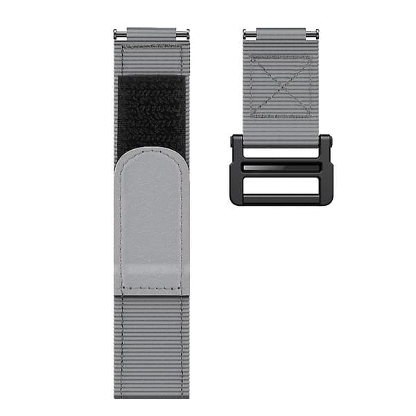 For Garmin Forerunner 735xt Hook And Loop Festener Nylon Watch Band Grey
