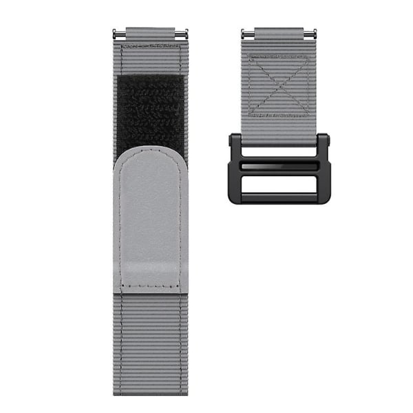 Til Garmin Forerunner 735xt Hook And Loop Fastener Nylon Watch Band Grey