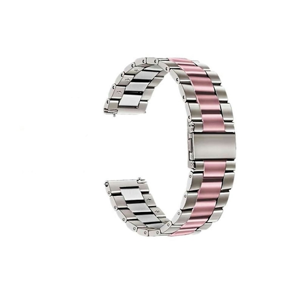 Rustfrit stålrem til Huawei Watch GT 3/ Watch GT 2 42mm Silver Pink