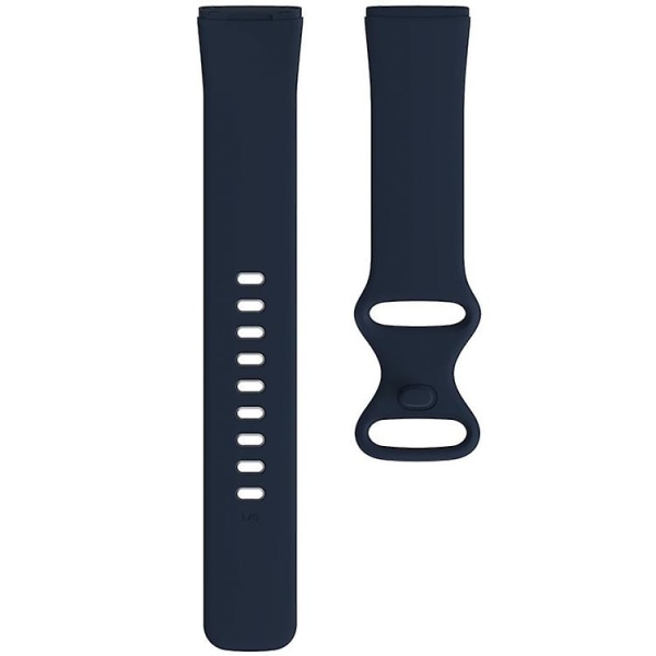 För Fitbit Versa 3 / Sense Silicone Watch Band Navy Blue