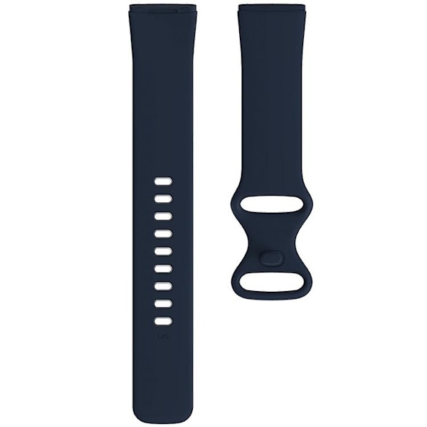 Til Fitbit Versa 3 / Sense silikone urrem Navy Blue