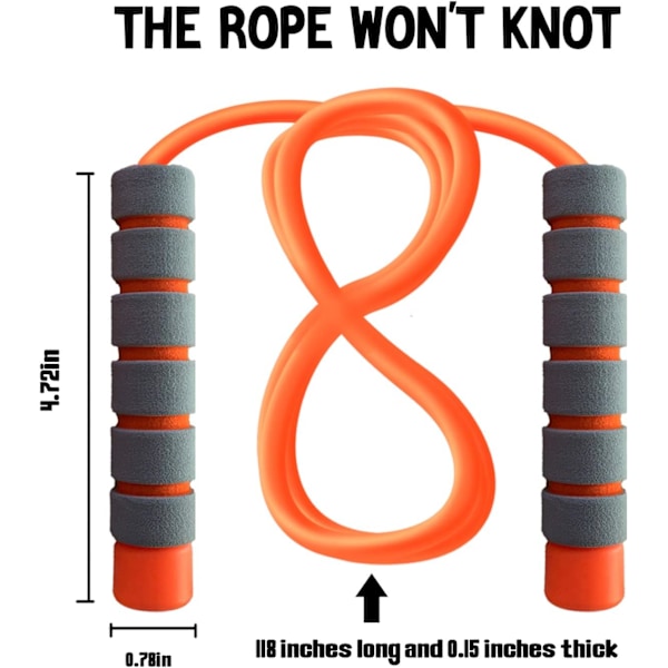Justerbar hoppetau for barn 2-pakning - morsom trening for gutter og jenter