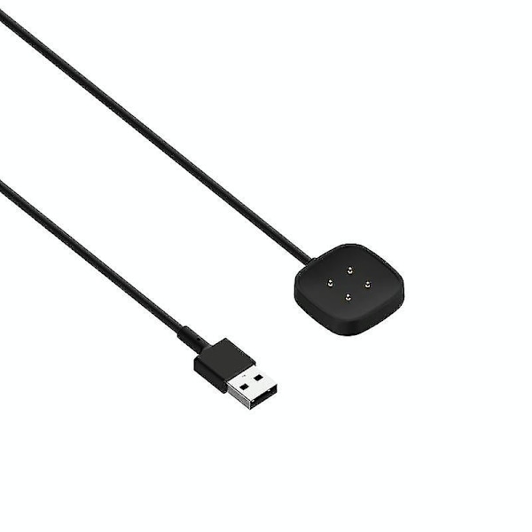 USB-laderladekabel for Fitbit Versa 3/Fitbit Sense Smart Watch