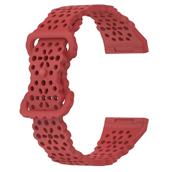 För Fitbit Versa 4 / 3 / Sense 1 / 2 spets ihåligt watch Red
