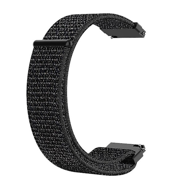 Watch för 18 mm nylon klocka med andningsförmåga för F-ossil Gen 4 Black