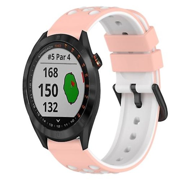 Garmin Approach S40 20 mm:n kaksivärinen watch White-Black