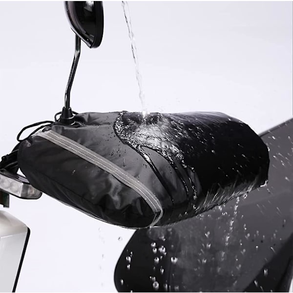 Motorsykkel Styrehansker Sykkel Muffs Vindtette Vanntette Sykkelhansker Winter Warm Bik