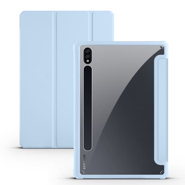 Fodral för Samsung Galaxy Tab S9 Plus/S9 Fe Plus Akryl surfplatta skyddsfodral blå