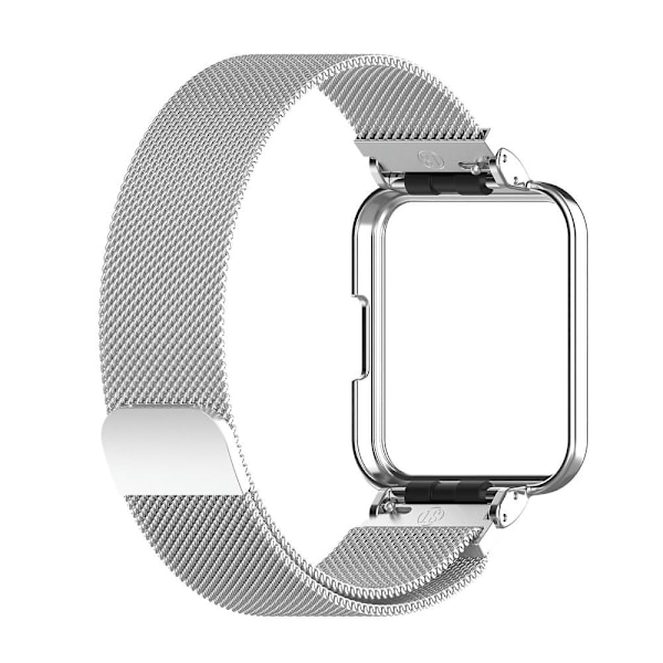 Metallrem med klokkeinnfatning for Xiaomi Redmi Watch 2 Lite 2 Silver