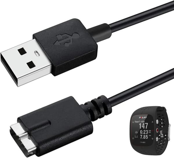 Laddare för Polar M430 - USB-kabel Laddningskabel 100 cm
