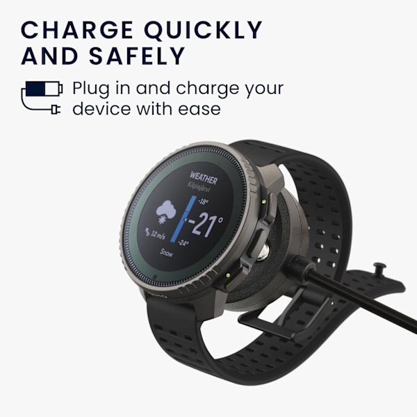 Lader for Suunto Vertical USB-ladekabel
