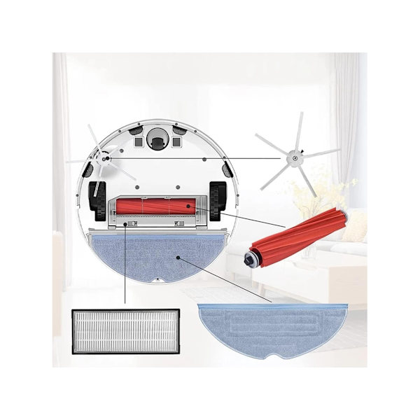 Reservedele til Xiaomi Roborock S7 - 17 Dele