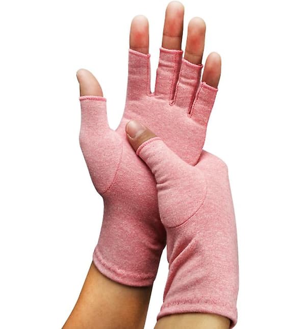 Herre Termohansker for kvinner Unisex Half Finger Stretch Fingerless Hansker B-S