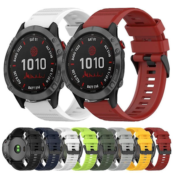 Garmin Fenix ​​6 Pro Gps 22mm vaakasuora rakenne watch ranneke irrotustyökalulla Yellow