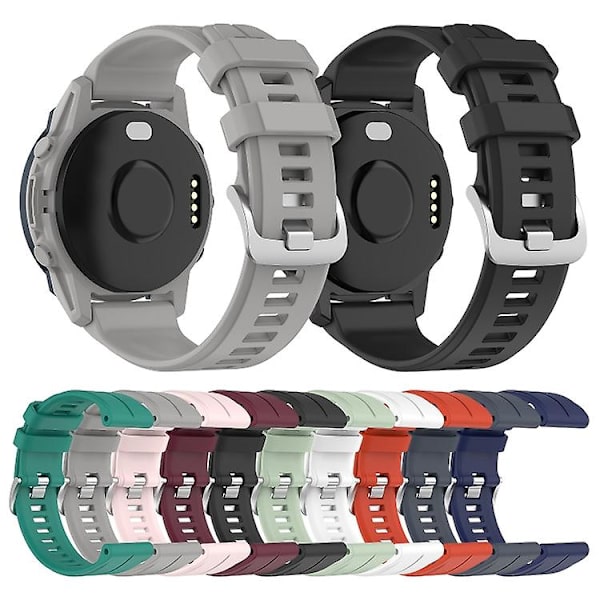 Garmin Forerunner 955 / 255 / 745 22 mm silikonikellon watch White