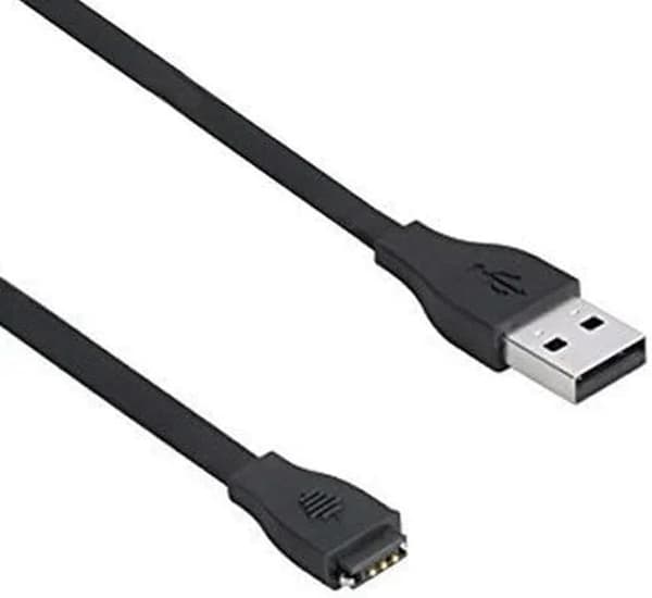 Lader for Fitbit Charge/Force (ikke for Charge HR), erstatnings-USB-ladekabel (2-pakning)