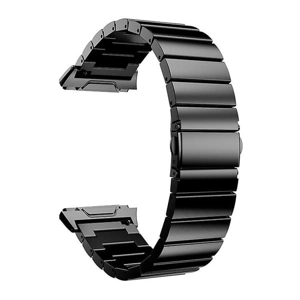 For Fitbit Ionic klokkerem i rustfritt stål Black