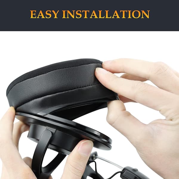 Cooling-gel øreputer, erstatning for Audio-technica Ath M50x/m40x, Hyperx Cloud/flight/alpha/stinger, øreputer for Steelseries Arctis 7/9x/pro