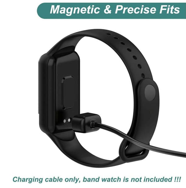 Laddare för Amazfit Band 7, Ersättning Magnetisk USB Laddningskabel [2 Pack - 3.3ft/1m]