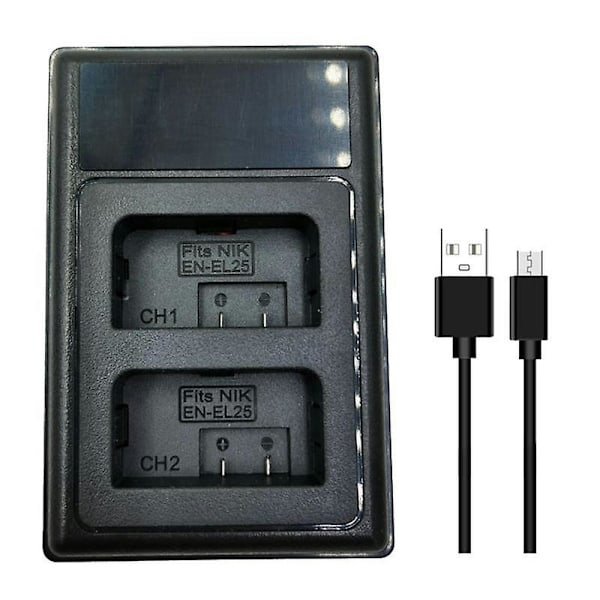 EN-EL25 Charger USB Dual Battery Charger for Z 50 Z Fc Z50 Zfc Camera Battery Charger EN-EL25 Replacement Charger