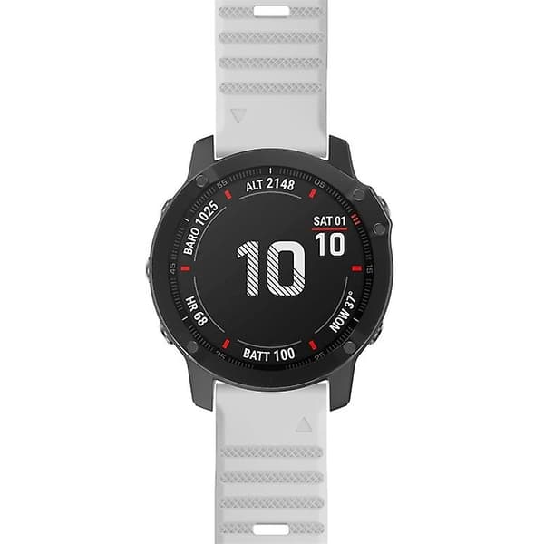 Garmin Fenix ​​7x silikonikellon watch White