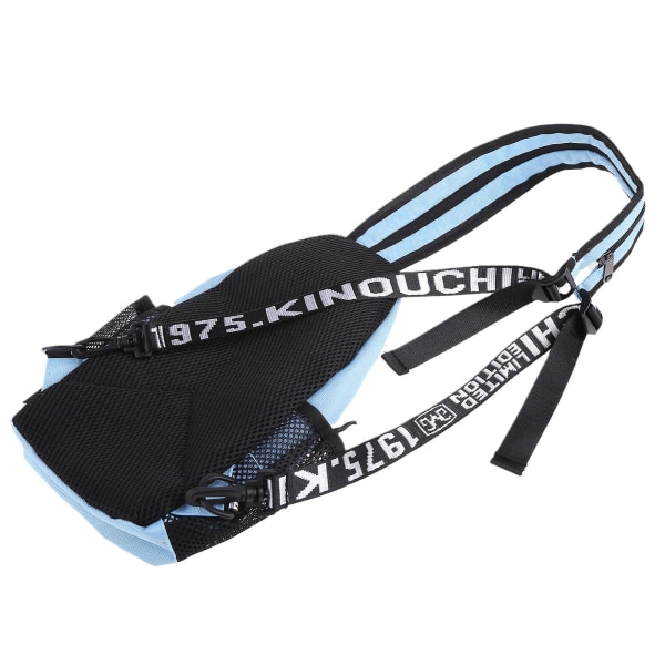 Unisex lille slynge rygsæk multifunktionel vandtæt crossbody skulderbrysttaske Rejser Vandreture Stor kapacitet Daypack Blue