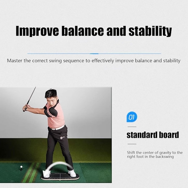 Golftryckplatta, Svinghjälp Balae-bräda | Svingträning, Golf Svingtränare för Klubbträning, Golftillbehör