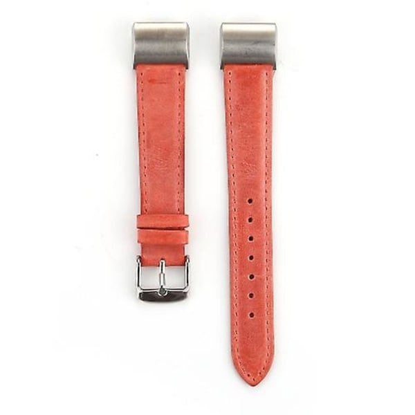 Til Fitbit Charge 2 Fresh Style læderurrem Orange