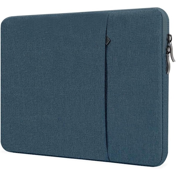 Laptop Taske 15\" Enkel Bærbar Canvas Taske Blå